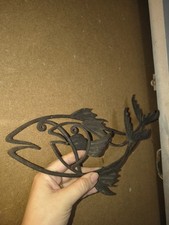 ? Lot de 2 poissons décoratifs en métal