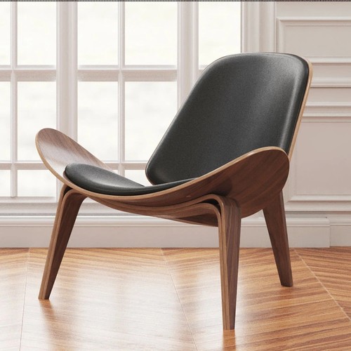 Mid century accent shell - accent, chair