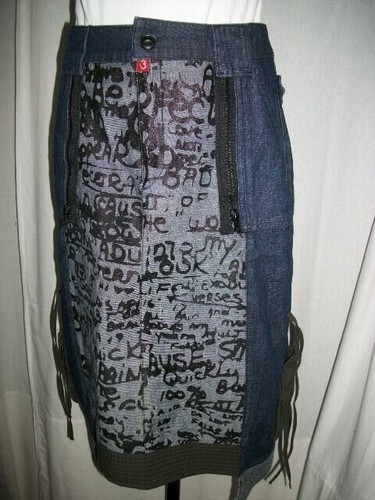 Y2k vintage jupe longue jeans - vintage,