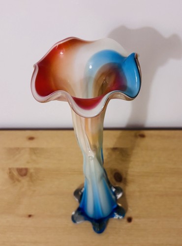 Grand vase verre soufflé - vase,