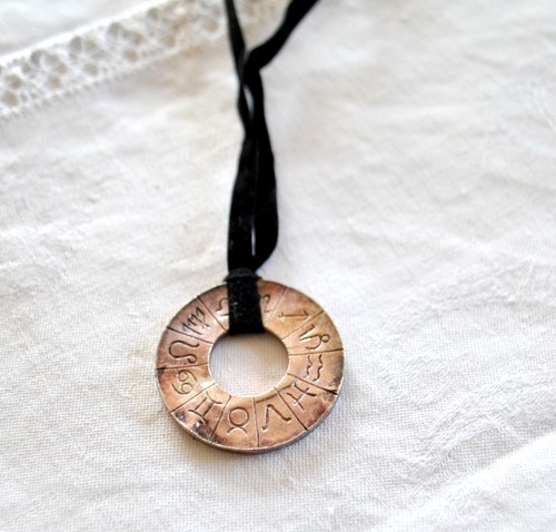 Collier vintage biche bere - collier,