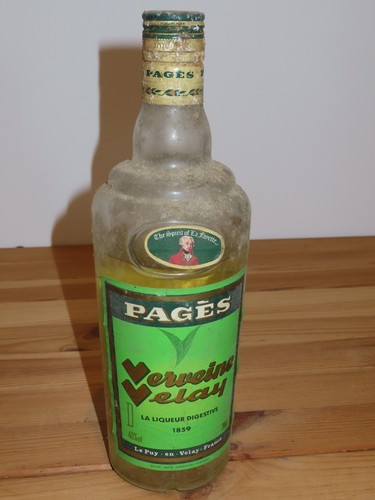 Bouteille liqueur verveine - liqueur,