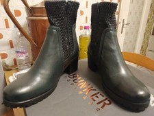 Bunker Bottines Femme, Bleu