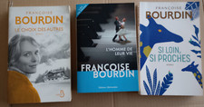 Lot 3 Romans GF FRANCOISE BOURDIN - Si loin si... / L'homme de .../ Le choix des