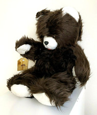 Grand OURS VINTAGE marque Italienne EFFE NEUF jamais joué 59cm Magnifique