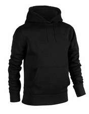 Noir Capuche Hommes Pull à