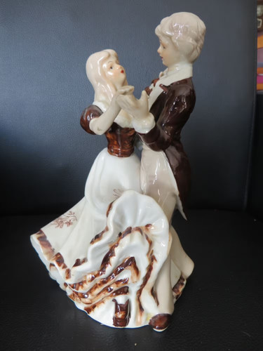 Ancienne statue couple - statue, de