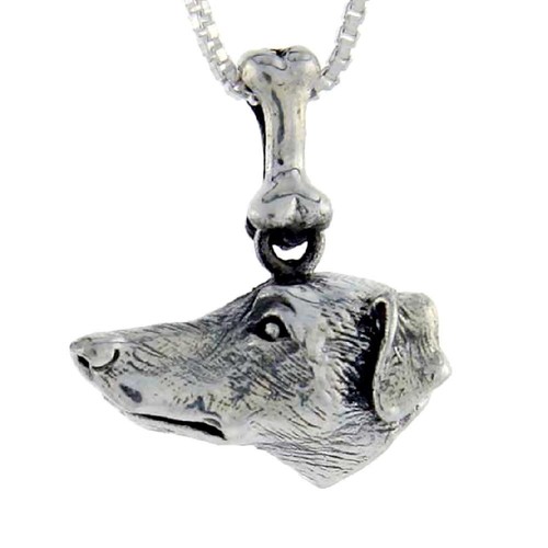 Argent sterling chien - argent, lévrier