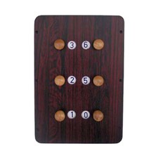 Compteur / Marqueur de points mural a chiffres tournants pour carambole