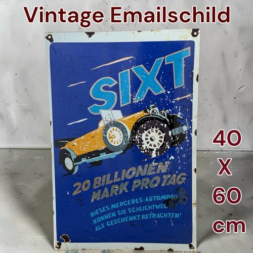 Vintage alt sixt plaque - vintage,