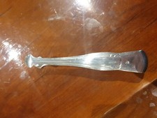 Argenterie Pince A Sucre Métal Blanc Poinçonné Art Déco 