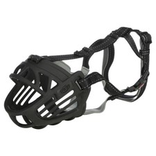 Trixie Muzzle Flex Maulkorb Gummi Noir Pour Chiens, Heuler & Boire Autorisé