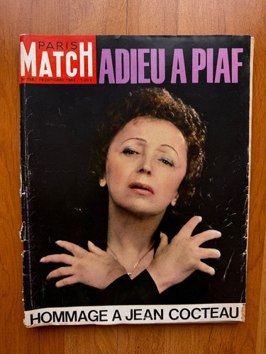 Paris match 1963 edith - paris, piaf