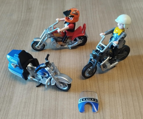 Playmobil lot motos usa - ,