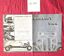 N°21910 / dépliant BERLIET 944 tout modèles / P.516
