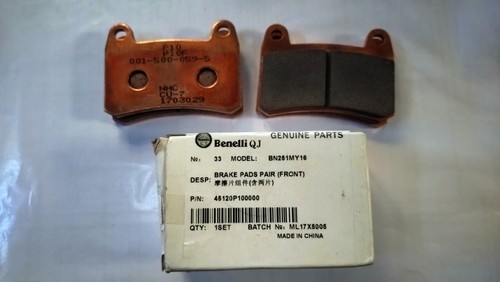 Plaquettes frein benelli - plaquettes, bn