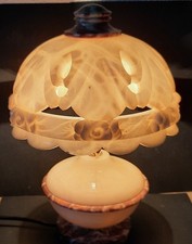 Lampe en Albâtre victorienne