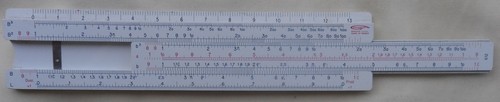 Règle calculer ancienne - règle, à