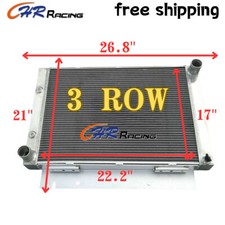3 ROW Aluminum Radiator For 1960 1961 1962 1963 Ford Galaxie 500XL 500 XL AT