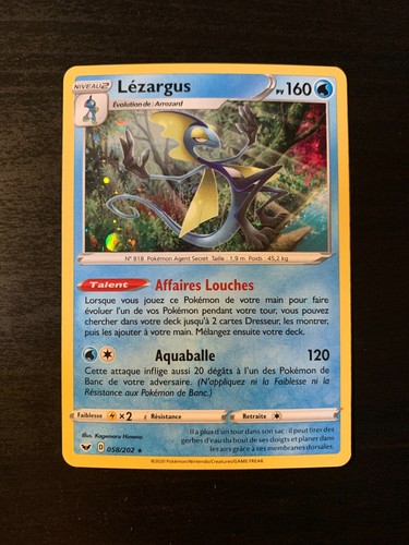 Carte pokémon holo - carte, lézargus