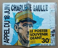 - DE GAULLE.  POSTER GÉANT