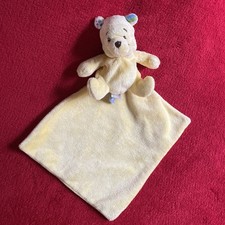 ?? Doudou Ours Winnie Mouchoir Jaune DISNEY BABY NEUF jamais Servi
