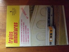 $$ Revue Train miniatures N°5 BB 8537 Jouef  Maison de garde-barriere  Arbres