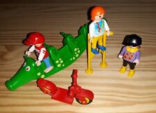 PLAYMOBIL RARE JARDIN ENFANTS PARC CROCODILE A BASCULE ECHASSE 3819 COMPLET TBE
