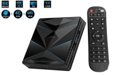 Android TV Boîte 8k 10.0 64g ROM Smart TV 4g RAM Wifi Télécommande USB Sj-R24