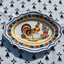 Henriot Quimper plat ovale au