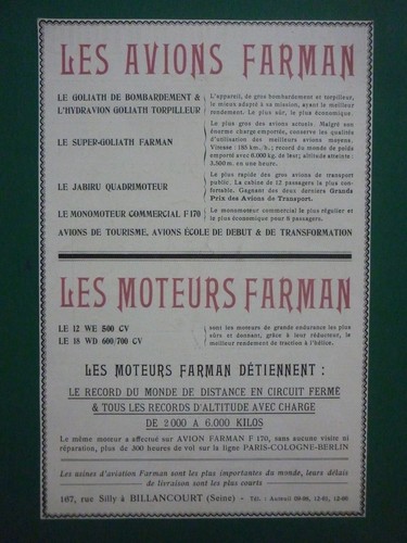 1927 pub avions moteurs - avions,