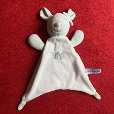 ?? Doudou Souris Grise Losange Rose Brodé TARTINE ET CHOCOLAT TTBE