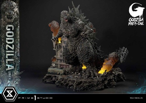 Godzilla minus one statue - godzilla,