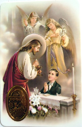 Carte plastifiee communion - plastifiee,