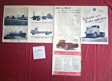 N°21879  /  LABOURIER    prospectus camion TAD et dépliant camion 4x4