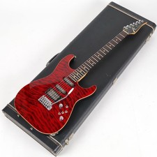 TOM ANDERSON [Occasion] Guitare électrique Drop Top Quilt Cajun Red 1997 #695...