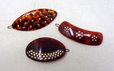 Lot 3 peignes anciens -