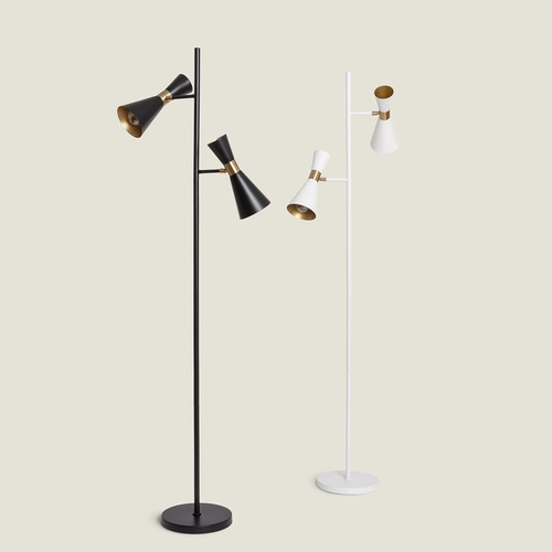 Lampadaire métal spots - lampadaire,