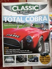Classic and Sportscar Cars Magazine  Nov 2004