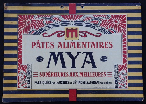 Carton publicitaire pâtes - publicitaire,
