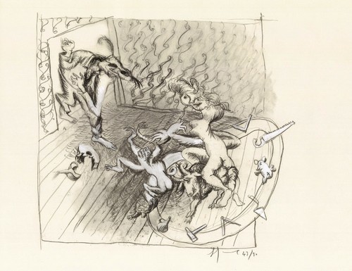 Gérard garouste estampe le - estampe,,