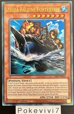 Carte YU-GI-OH! MEGA BALEINE FORTERESSE LED9-FR016 UR NEUF