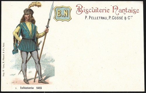 Cpa biscuiterie nantaise - cpa,
