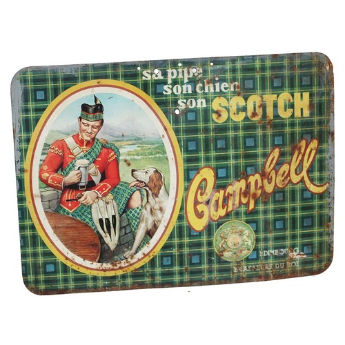 Ancienne plaque publicitaire