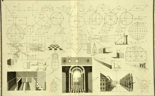 Tableau dessin lineaire - tableau, de