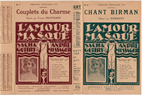 Opérette amour masqué - opÉrette, l'amour