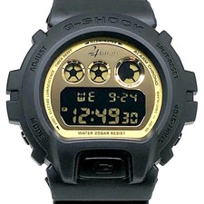 Montre rare JDM Casio G-Shock DW-6900FS 24 carats Collab or noir JAPON d'occa...