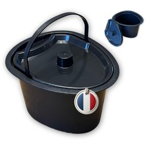 Pot de chambre adulte avec couvercle hygiénique ® | Portable et pratique pour...