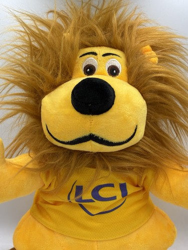 Peluche lion mascotte - lion, tour