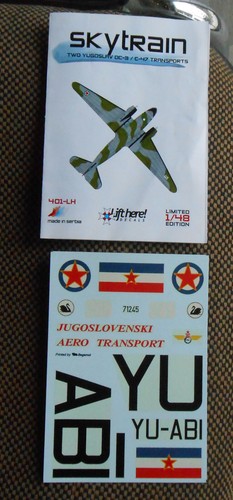 Décalques maquette avion - décalques, 1:48